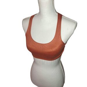SALE! NWT 2 Beautiful Bras Bronz Taffy Racerback Bralettes XS unlined Sports Bra